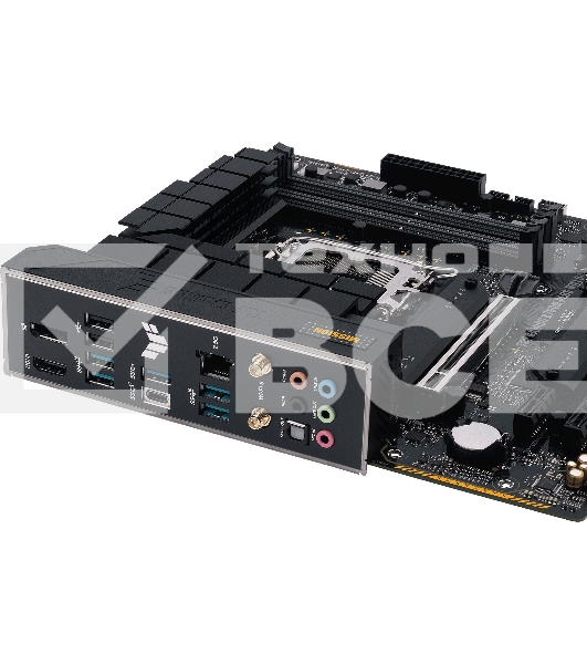 Материнская плата ASUS TUF GAMING B760M-PLUS WIFI D4, LGA 1700, Intel B760, 4xDDR4, 4xSATA, 2xM.2, 1xPCI-E 5.0 x16, 1xPCI-E 4.0 x4, 1xUSB-A 3.2 Gen 1, 4xUSB-A 3.2 Gen 2, 2xUSB 2.0, 1xUSB-C 3.2 Gen 2x2, 1x2.5Gb LAN, 5x3.5 мм, 7.1, Wi-Fi 6, Bluetooth 5.2, M