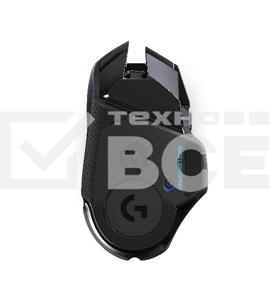 Мышь беспроводная/проводная Logitech G502 LIGHTSPEED черный, 25600 dpi, радиоканал, USB, кнопки - 11