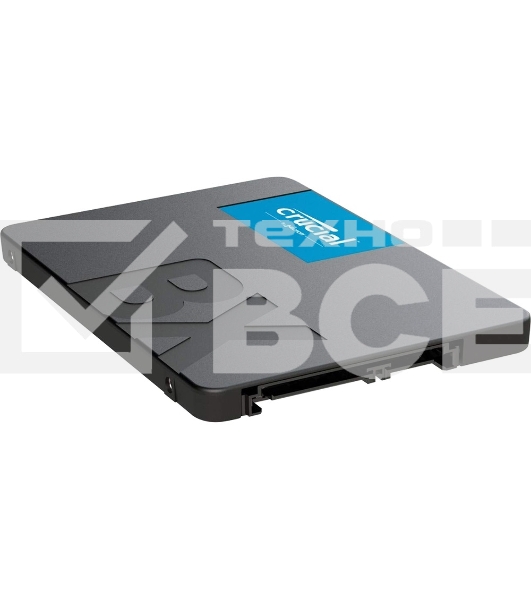 Накопитель SSD Crucial BX500, 2Tb, SATA III, 2.5