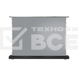 Экран для проектора S'OK SFE-296x165-WH 100'' 4K, напольный с электроприводом, Nanometallic, белый