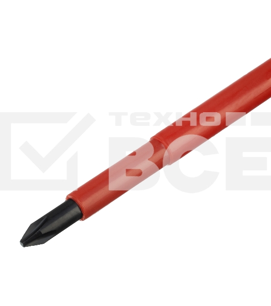 Отвертка диэлектрическая Сибртех PH2 x 100 мм, до 1000 В, двухкомпонентная рукоятка