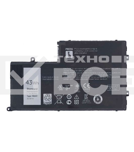 Аккумуляторная батарея для ноутбука Dell Inspiron 15-5547 43Wh TRHFF
