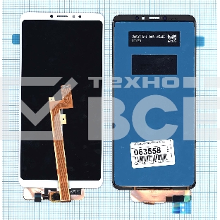 Дисплей для Xiaomi Mi Max 3 в сборе с тачскрином белый