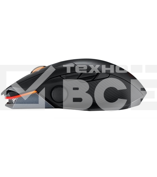 Мышь беспроводная/проводная ASUS P708 ROG CHAKRAM X ORIGIN черный, 36000 dpi, радиоканал, Bluetooth, USB, кнопки - 11
