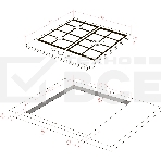 Варочная поверхность Monsher MGG 43 Blanc, газ, High-Tech, 45 см, автоматический электроподжиг, газ-контроль, форсунки под сжиженый газ, SABAF конфорки, чугунные решетки, белый, фото 1