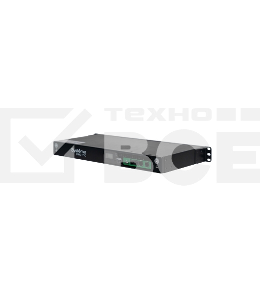 БРП Uniprom, управляемый, 1U, 240В, 1Ф, 16A, 10xC13 2xC19, 2м кабель, IEC320 C20