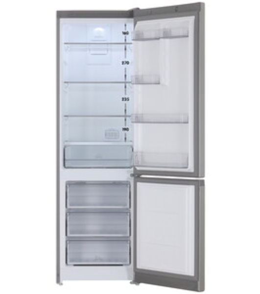 Холодильник Hotpoint HT 5200 C MX мраморный двухкамерный, 240/83л, морозилка снизу, No Frost