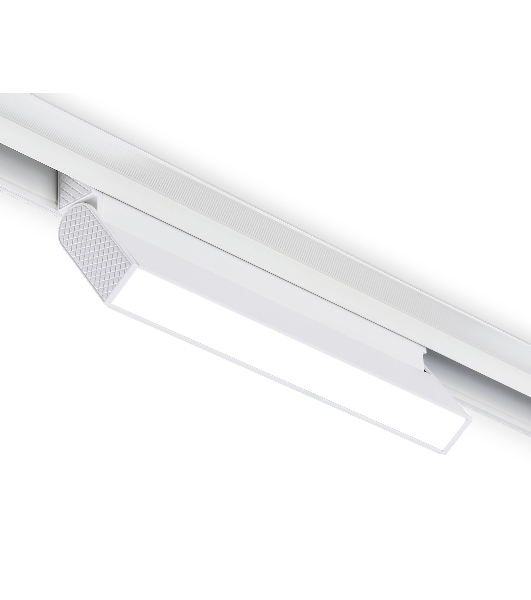 Светильник трековый светодиодный GL4061 WH белый IP20 12W 4200K 48V 223*22*105