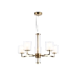 Люстра Ambrella light LH56011/5 BS/FR латунь/белый матовый E14*5 max 40W D640*1260, фото9