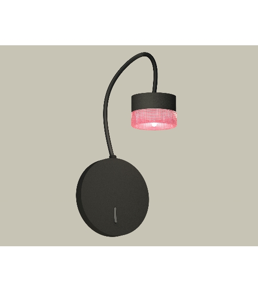 Светильник Ambrella light XB9596251 SBK/PI черный песок/розовый GX53 (C9596, N8486)
