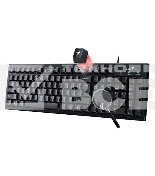 Клавиатура проводная Genius Smart KB-101, USB, черный