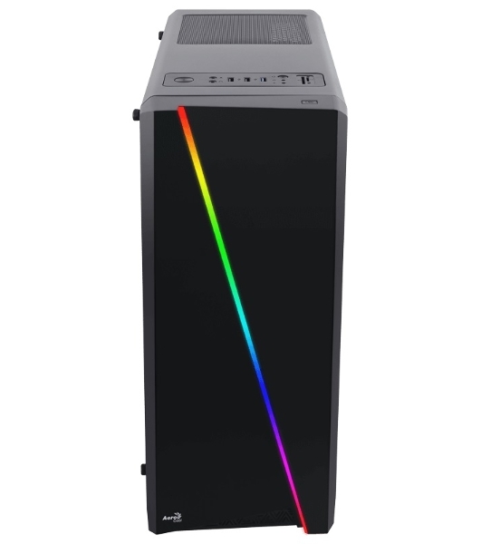 Компьютерный корпус Aerocool/Formula PGS-V Cylon , ATX, без БП, RGB подсветка, окно, картридер, 1x USB 3.0 + 2x USB 2.0, 1х12см вентилятор в комплекте