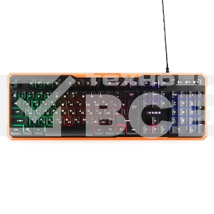 Клавиатура проводная игровая Гарнизон GK-320G черный USB, подсветка, код 
