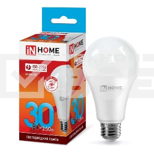 Лампа светодиодная LED-A70-VC 30Вт 230В E27 4000К 2700лм IN HOME 4690612024141