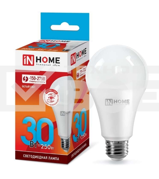 Лампа светодиодная LED-A70-VC 30Вт 230В E27 4000К 2700лм IN HOME 4690612024141