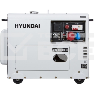Электрогенератор дизельный Hyundai DHY 8500SE-3, 7.2 кВт, 72 дБ, 169 кг
