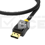 Кабель Greenconnect 1.8m DisplayPort v1.2, 19M/19M, черный, 28/28 AWG, GCR-DP2DP-1.8m, фото7