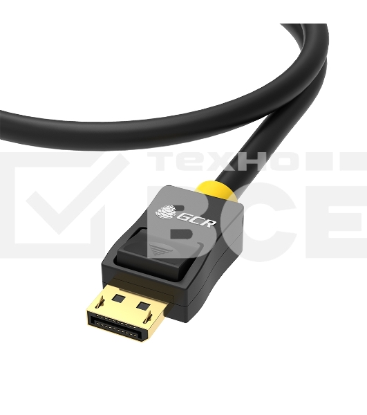 Кабель Greenconnect 1.8m DisplayPort v1.2, 19M/19M, черный, 28/28 AWG, GCR-DP2DP-1.8m