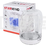 Чайник электрический Starwind SKG4215 1.7л. 2200Вт белый (корпус: стекло), фото3