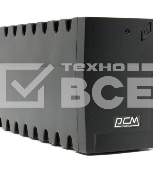 Источник бесперебойного питания Powercom Raptor RPT-1000AP 600Вт 1000ВА черный