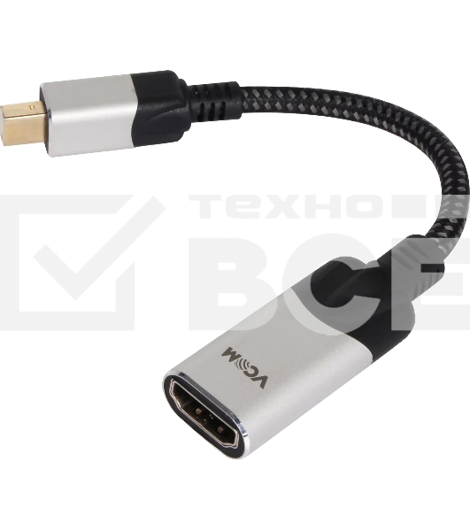 Адаптер miniDisplayPort(M) ---> HDMI(F) 0.15m 4K@60Hz VCOM <CG616M-0.15>