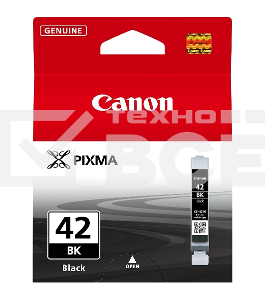 Картридж струйный CLI-42 BK (6384B001) для Canon PIXMA PRO-100, Чёрный, 900стр.