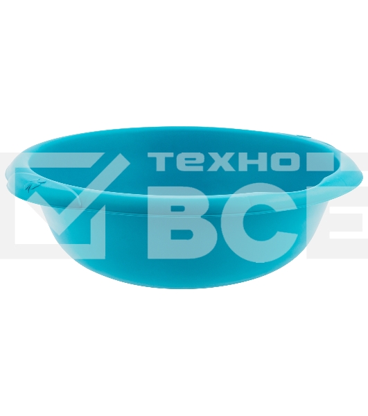 Таз пластмассовый круглый 18 л, бирюзовый, HomePalisad