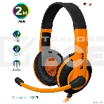 Наушники Defender Warhead G-120 черный/оранжевый кабель 2 м, фото9