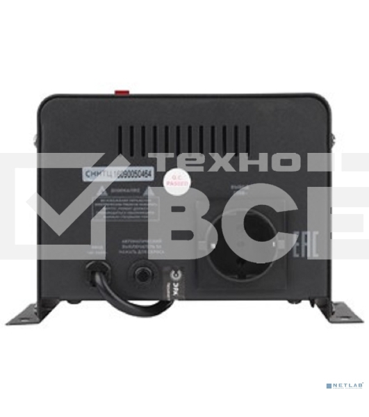 Стабилизатор напряжения ЭРА СННТ-500-Ц, черный