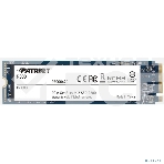 Накопитель SSD Patriot P300, 1000GB, PCIe 3.0 x4, M.2 2280, NVMe, R/W 2100/1650, фото2