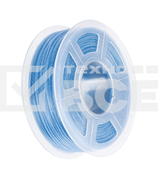 Филамент NVPrint PLA Twinkling Blue для 3D печати диаметр 1.75мм  длина 330 метров  масса 1 кг