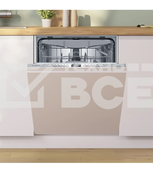 Встраиваемая посудомоечная машина 60 cm,Bosch Serie 4, 13 комплектов,третий уровень загрузки VarioDrawer,Custom program, Quick L, Авто 45-65°C, Интенсивная 70°, Ночная программа, Экономичная.46 дБ (A) при 1 пВт