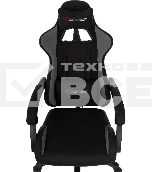 Кресло игровое Zombie Void черный/серый