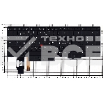 Клавиатура для ноутбука Lenovo ThinkPad T15 черная с подсветкой, фото2