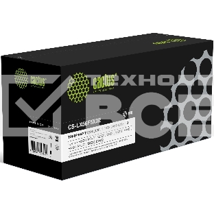 Картридж лазерный Cactus CS-LX56F5X0E 56F5X00/56F5X0E черный (20000стр.) для Lexmark MS321/421/521/621