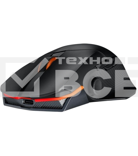 Мышь беспроводная/проводная ASUS P708 ROG CHAKRAM X ORIGIN черный, 36000 dpi, радиоканал, Bluetooth, USB, кнопки - 11