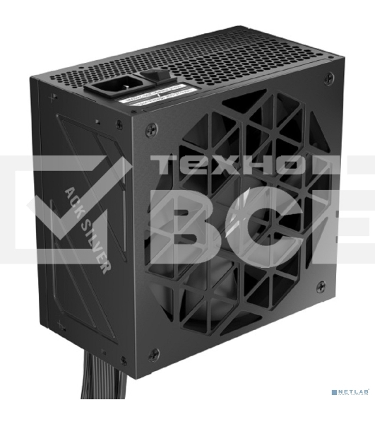 Блок питания 1STPLAYER ACK Silver HA-850BA7-BK, 850Вт, 80 PLUS Silver, 140мм, черный
