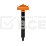 Ультразвуковой отпугиватель кротов R 25м, на 2 солнечных панелях с садовым фонариком ЧЕТЫРЕ СЕЗОНА, фото 1