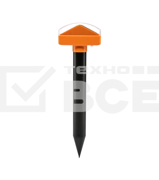 Ультразвуковой отпугиватель кротов R 25м, на 2 солнечных панелях с садовым фонариком ЧЕТЫРЕ СЕЗОНА