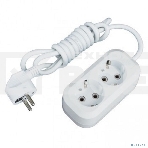 Удлинитель EKF UBA16-310-2-02 'Эксперт' 2 гнезда 2 метра 16А/3,5 кВт с заземлением ПВС 3х1 EKF PROxima, фото 1