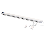 Экран Cinema S'OK SCPSM-266x150FG-ED60 16:9 Pro настенно-потолочный, моторизованный, 266x150 см, фибергласс, белый корпус, экстрадроп 60 см, фото10