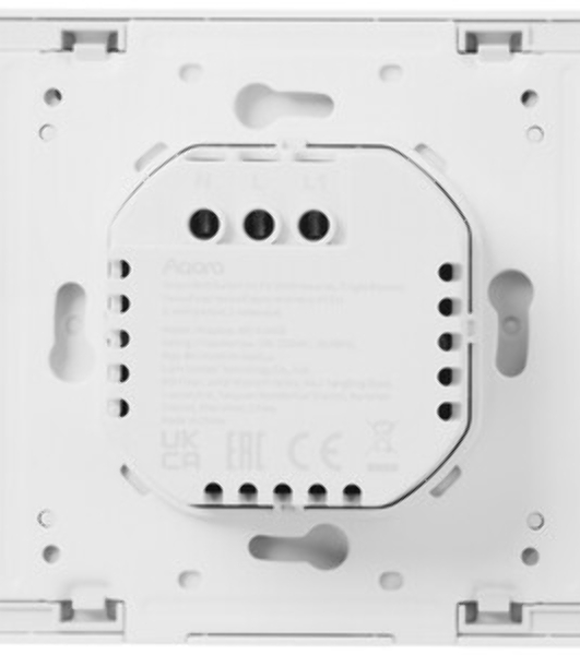 Выключатель умный Aqara Smart wall switch H1 ((with neutral, single rocker) WS-EUK03