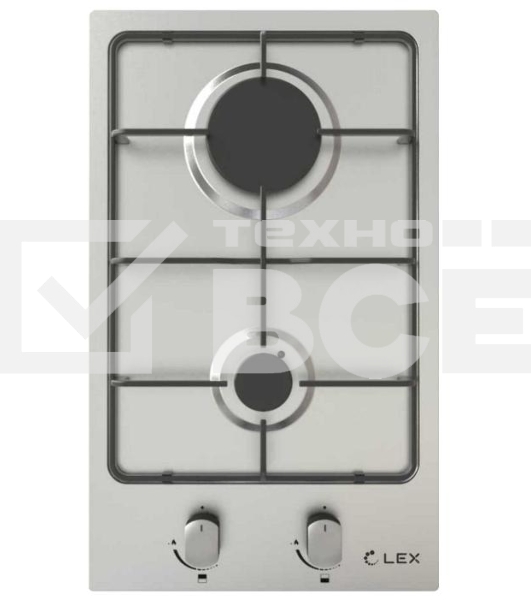 Панель варочная LEX GVS 320 IX1000/3000Вт 2конфорки нерж.сталь