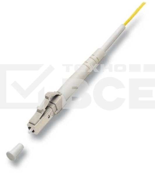 Кабель Pigtail Lanmaster LAN-PIG-SC/OM3-1.5 1.5x50/125 OM3 SC 2м ПВХ белый