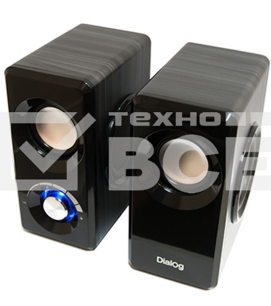 Колонки Dialog AST-25UP Black {2*3W RMS, активные} 