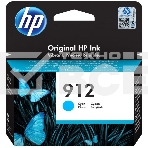 Картридж струйный HP 912 3YL77AE голубой (315стр.) для HP OfficeJet 801x/802x, фото 1