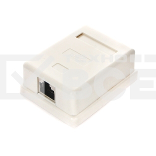 Монтажное оборудование Gembird Розетка GEMBIRD NAS212 RJ-45 кат.STP 5e внешняя экранированная 1 порт, 110&Krone