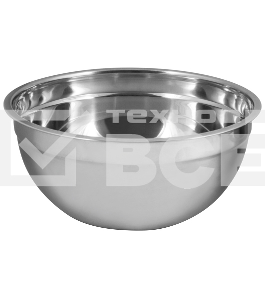Миска из нерж стали, модель BOWL-RING-26, р-р 26x12 см, объем - 4 л, тм Mallony