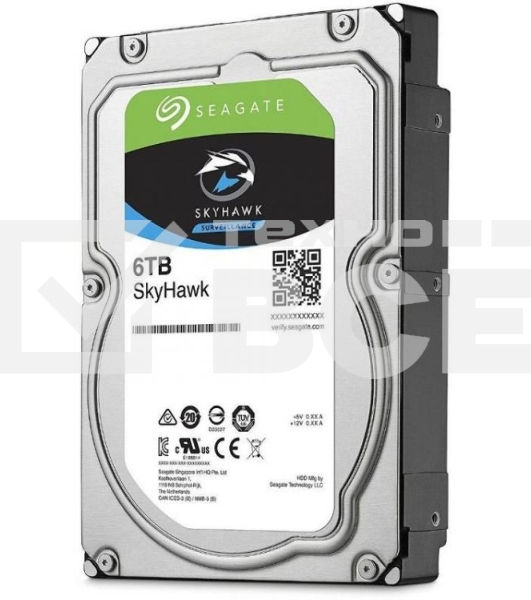 Жесткий диск Seagate 6TB 5400rpm SATA 6GB/S 256MB ST6000VX001 Seagate SkyHawk