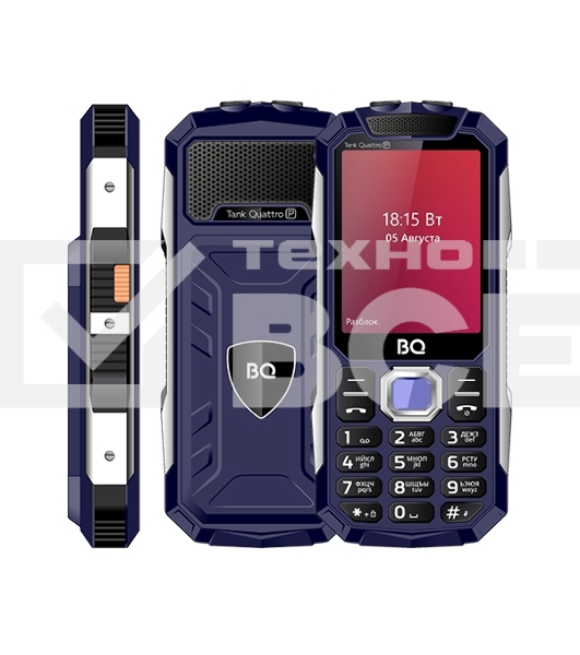 Мобильный телефон BQ 2817 Tank Quattro Power синий
